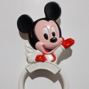 VTG Playskool Baby Mickey Mouse Baby Rattle